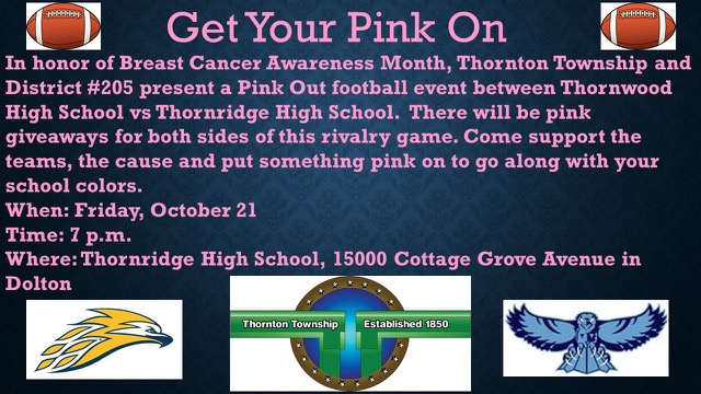 Breast Cancer Awareness Football Event